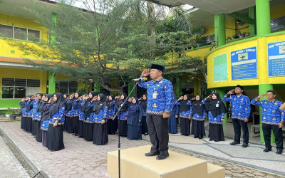SMP Negeri 1 Mandau Memperingati Hari Lahir Pancasila – 1 Juni 2025