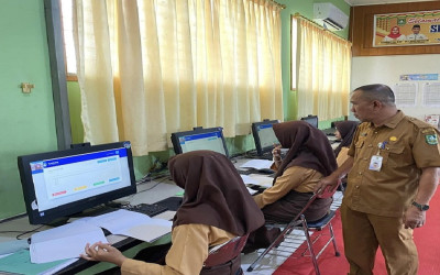 Uji Coba OSN-K 2025 (Tingkat Kabupaten) di SMP Negeri 1 Mandau