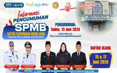 Pengumuman SPMB SMPN 1 Mandau Tahun Pelajaran 2026/2027